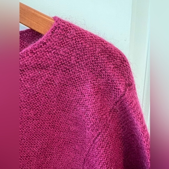 Eileen Fisher Kid Mohair Cropped Sweater - Picture 5 of 16